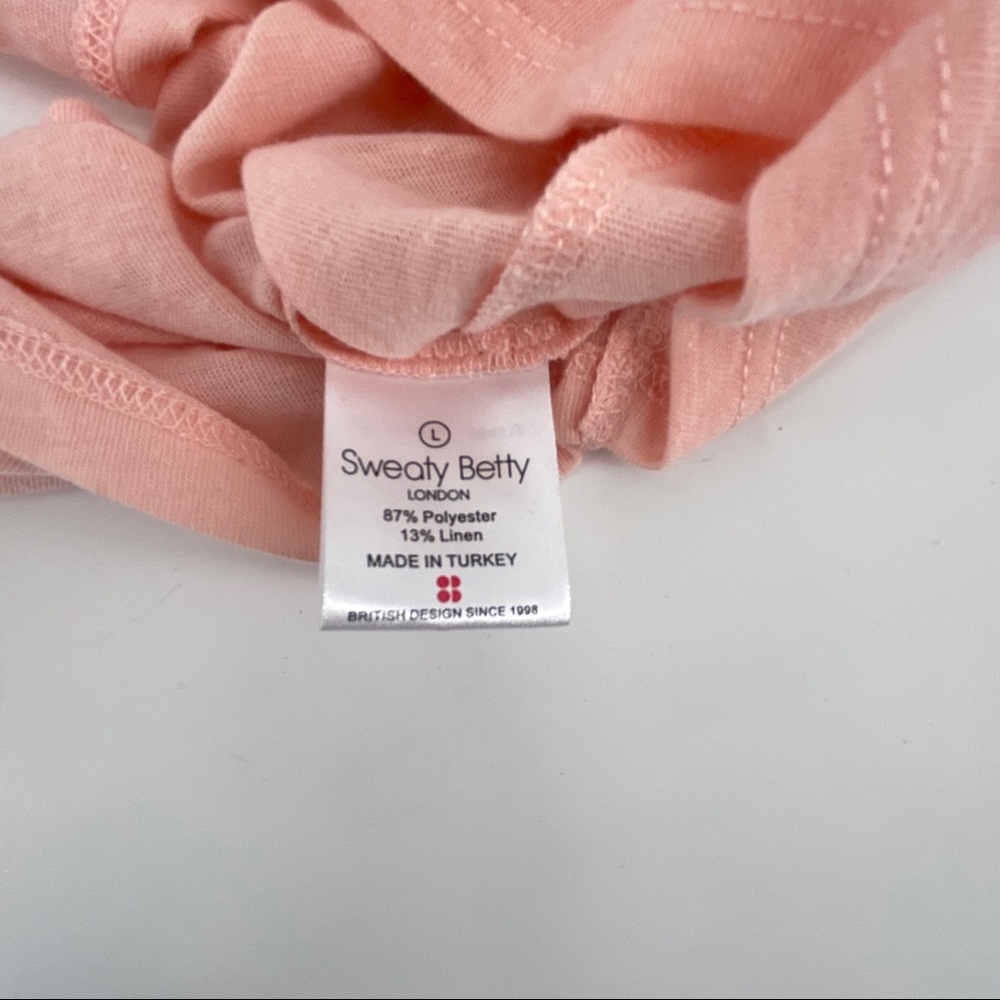 Sweaty Betty Arc Knot Cropped Linen Tank Top - Picture 5 of 6